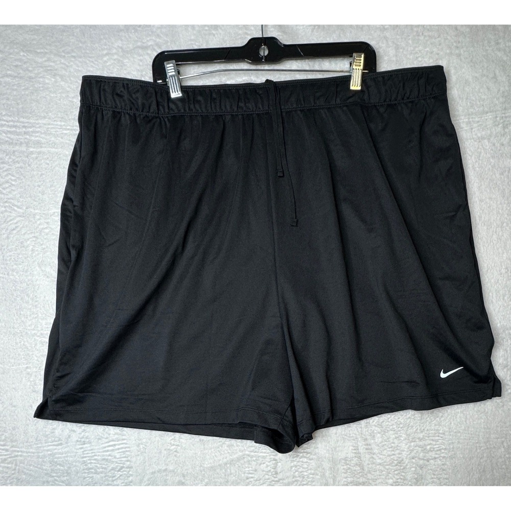 Nike Training Shorts Womens 3X Black Loose Fit Plus FB3165-010 NEW